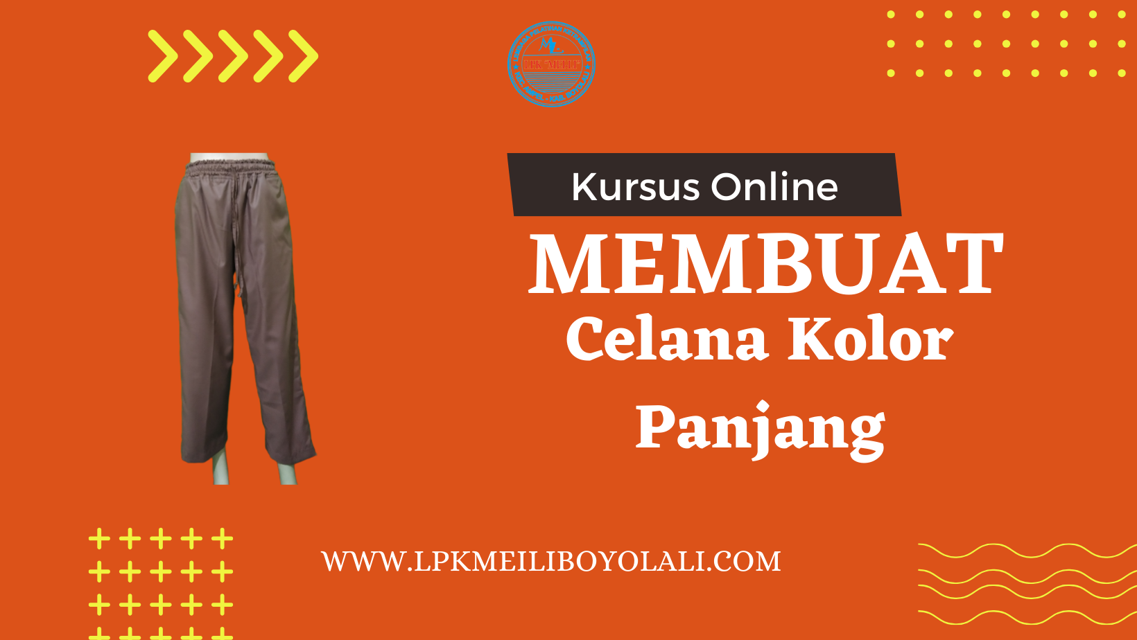 Membuat Celana Kolor Panjang