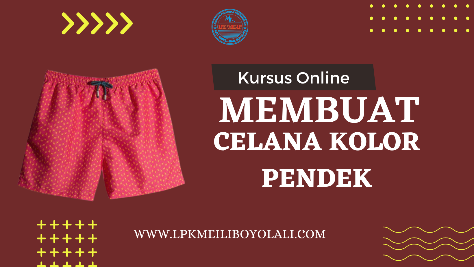 Membuat Celana Kolor Pendek