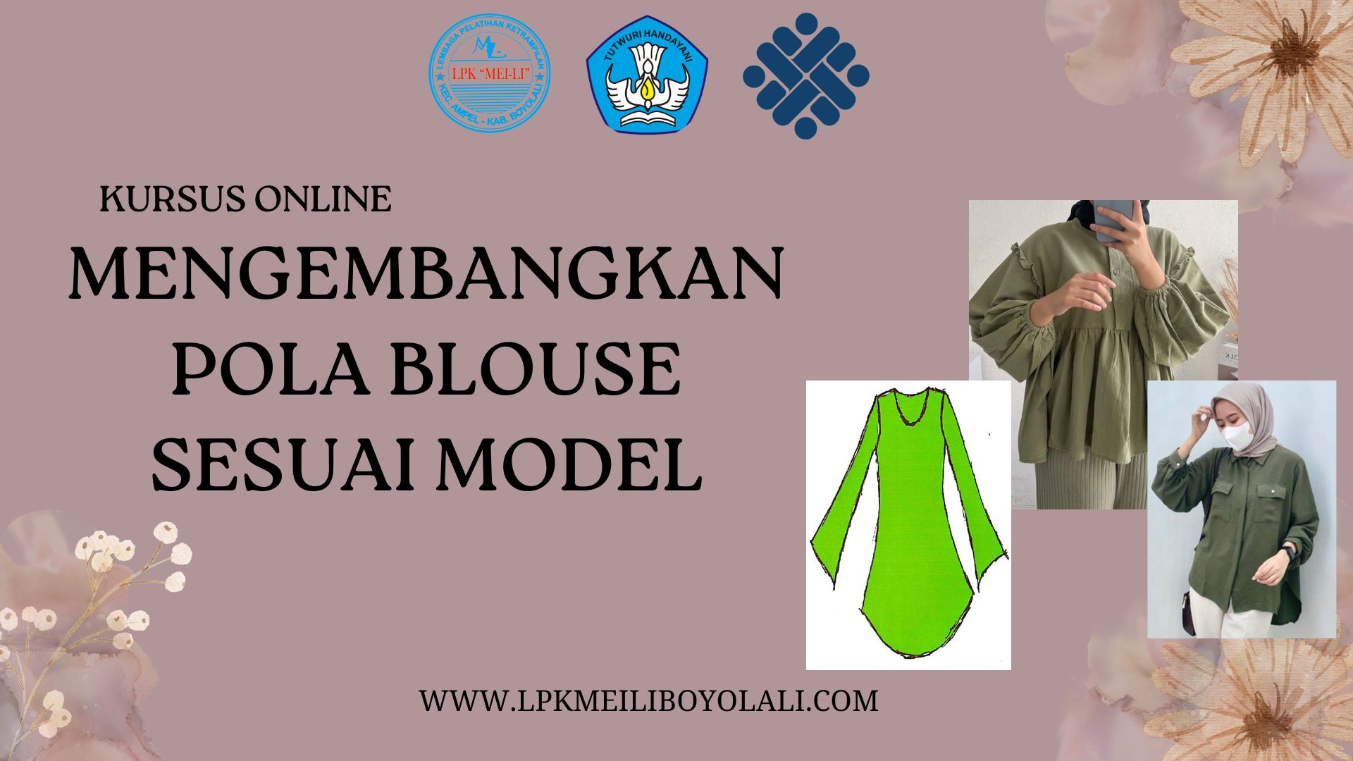 Mengembangkan Pola Blouse sesuai Model